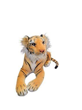 Tiger Tale Toys Plush Lifelike Bengal Tiger Stuffed Animal With Realistic Stripe